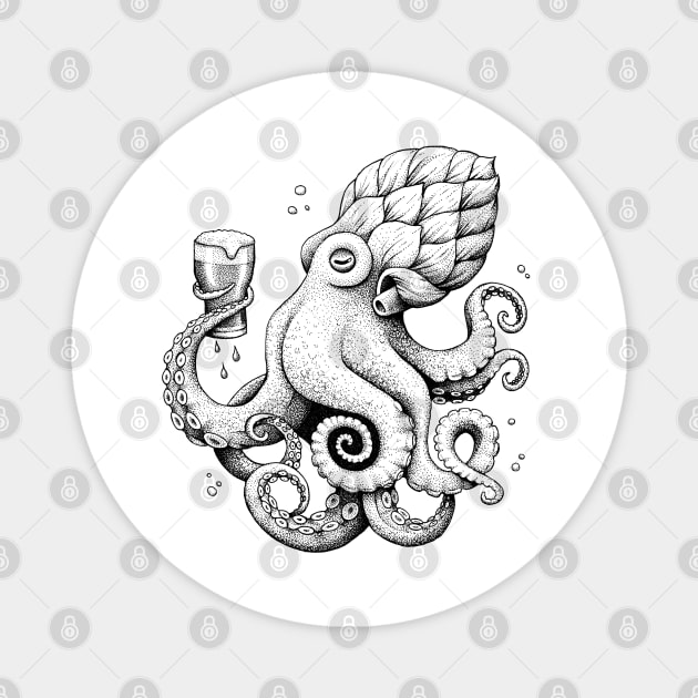 The Hoptopus Magnet by HabbyArt